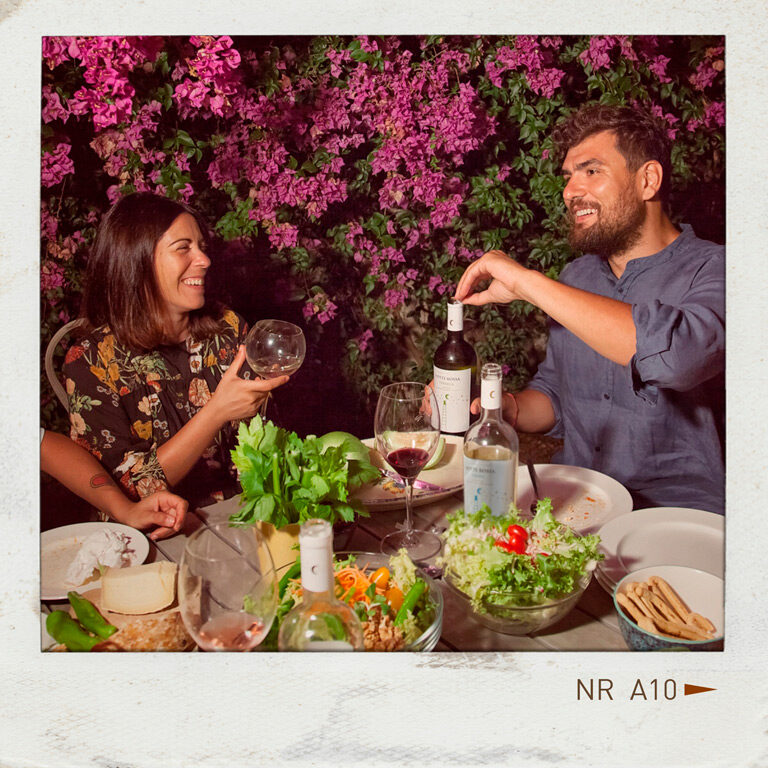 notte rossa vino bianco e rosso